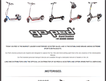 Tablet Screenshot of goped.co.uk
